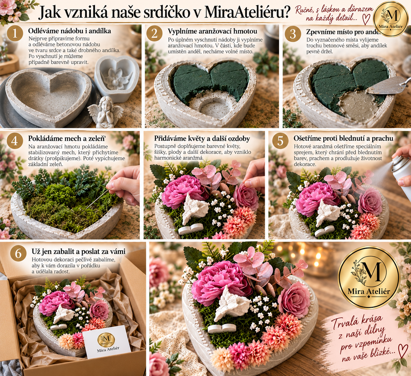 1 Jak vzniká srdíčko v Mira Ateliéru